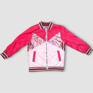 Oshkosh Kids Pink Bomber Jacket Size 4